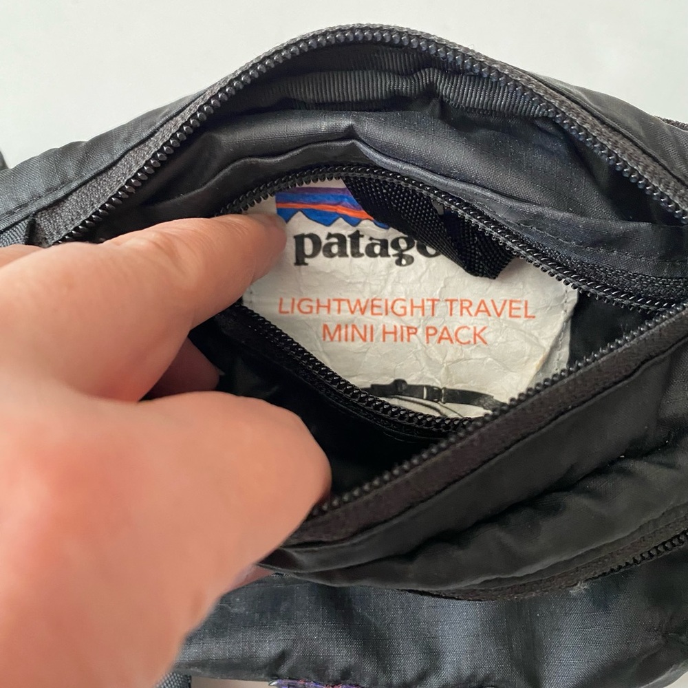 PATAGONIA Black Ultralight Black Hole Mini Hip Pack 1L unisex - Picture 11 of 16